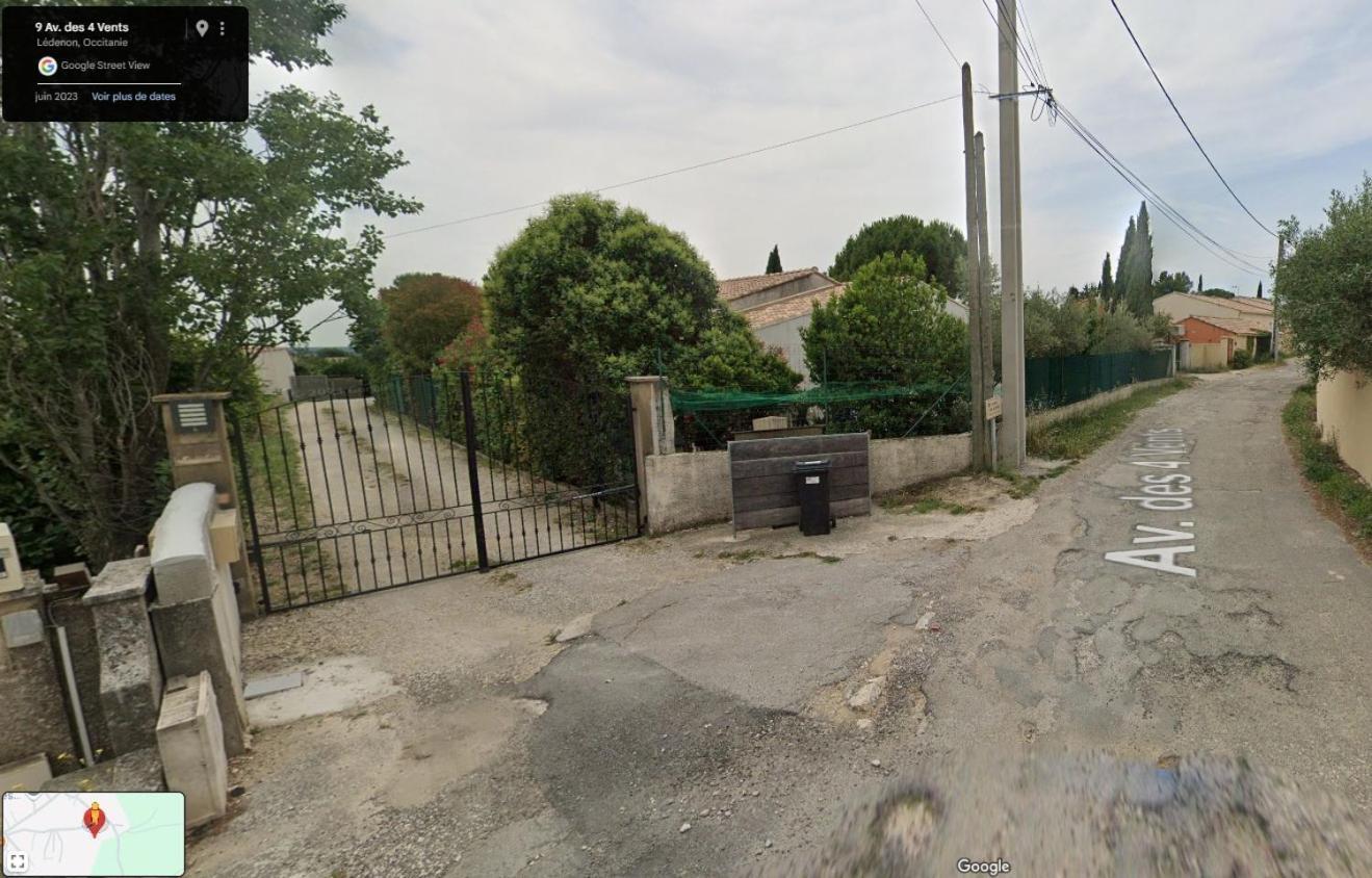 Lédenon Studio Independant Avec Parking Ferme Et Securise מראה חיצוני תמונה